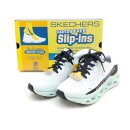 Skechers Damen Slip ins mit Zierschnürung weiß...
