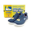 Skechers Damen Slip ins mit Stretch Zierschnürung...