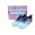 Skechers Damen Sneaker mit Stretch Zierschnürung Memory Innensohle blau