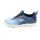 Skechers Damen Sneaker mit Stretch Zierschnürung Memory Innensohle blau