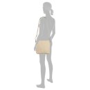 Tom Tailor Umhängetaschen Rosa, Cross bag S, beige, Beige
