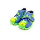 Fischer Jungen Klett Hausschuh blau grün