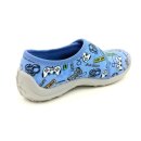 Fischer Jungen Klett Hausschuh blau bunt