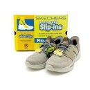 Skechers Herren Slip-ins grau mit taupe und Strech...