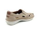 Josef Seibel Herren Slipper durchbrochen sandfarben, extra weit