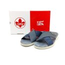 Rieker Herren Kreuzband Pantolette dunkelblau mit...