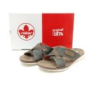 Rieker Herren Kreuz-Pantolette ohne Verschluss in  olive...