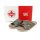 Rieker Herren Kreuz-Pantolette ohne Verschluss in  olive mit braun