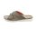 Rieker Herren Kreuz-Pantolette ohne Verschluss in  olive mit braun