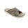Rieker Herren Kreuz-Pantolette ohne Verschluss in  olive mit braun