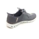 Skechers Damen Slip in mit Schnürung schwarz grau