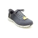 Skechers Damen Slip in mit Schnürung schwarz grau