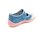 Superfit Kinder Klett Hausschuh Einhorn Glitzer blau rosa