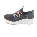 Skechers Kinder Slip in schwarz multi