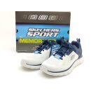 Skechers Herren Schnürschuh weiß blau