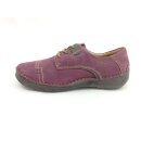 Josef Seibel Damen Schnürschuh Fergey 41 pflaume, herausnehmbare Innensohle