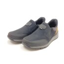 Rieker Herren Slipper schwarz kombi