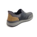 Rieker Herren Slipper schwarz kombi
