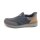 Rieker Herren Slipper schwarz kombi