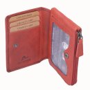 Schlüsseltasche rot – kompakt mit 2 Ringen von...