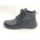Josef Seibel Damen Stiefelette schwarz, Schnürung und Reißverschluss, herausnehmbare Inensohle
