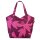 Stylische Badetasche mit V-Cut in Beere-Tönen – Ideal für Freizeit und Einkauf