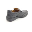 Jomos Herren Slipper extra weit schwarz