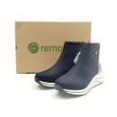 remonte Damen Stiefelette schwarz mit heller, modischer...