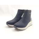 remonte Damen Stiefelette schwarz mit heller, modischer...