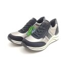 remonte Damen Sneaker schwarz mit metallic,...