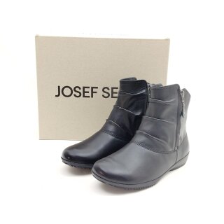 Josef Seibel Damen Stiefelette mit seitlichem Reißverschluss schwarz