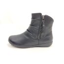 Josef Seibel Damen Stiefelette mit seitlichem Reißverschluss schwarz
