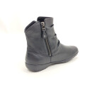 Josef Seibel Damen Stiefelette mit seitlichem Reißverschluss schwarz