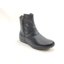 Josef Seibel Damen Stiefelette mit seitlichem Reißverschluss schwarz