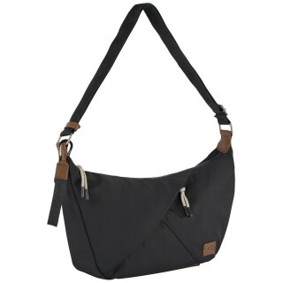 camel active Beuteltasche Schwarz, Aurum, Hobo Bag L, black