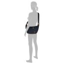 camel active Beuteltasche Schwarz, Aurum, Hobo Bag L, black