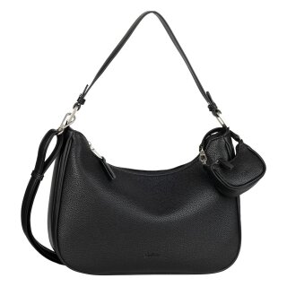 Gabor Beuteltasche Schwarz, Devika, Hobo Bag M, black