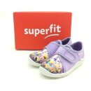 Superfit Mädchen Klett Hausschuh Schmetterling lila