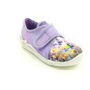 Superfit Mädchen Klett Hausschuh Schmetterling lila