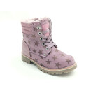 Tom Tailor Mädchen Schnür Stiefel Tex Warmfutter mit seitlichem Reißverschluss rosa