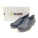 suave Damen Slipper schwarz, bequeme Weite