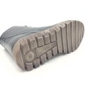 Gemini Damen Stiefelette mit seitlichem Reißverschluss schwarz bunte Knöpfe