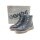 Gemini Damen Stiefelette mit seitlichem Reißverschluss schwarz bunte Knöpfe