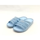 scandi Damen Badepantolette blau