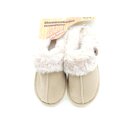 Antonio Damen warme Hauspantoffeln beige