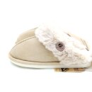 Antonio Damen warme Hauspantoffeln beige