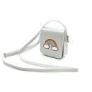 Mädchentasche silber mit Regenbogen
