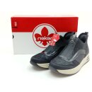 Rieker Damen Sneaker Ready 2 go schwarz geprägt