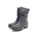 Rieker Damen Stiefel schwarz