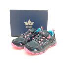 Lico Kinder Tex Klett Halbschuh grau rosa